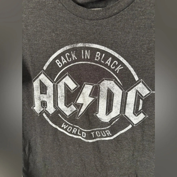 Unbranded | AC/DC Back in Black Graphic T-Shirt | Size M - Picture 3 of 5